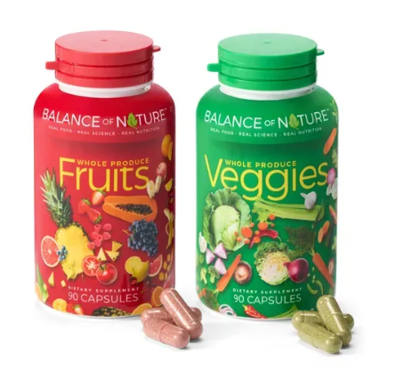 Balance of Nature Fruits and Veggies supplement pots